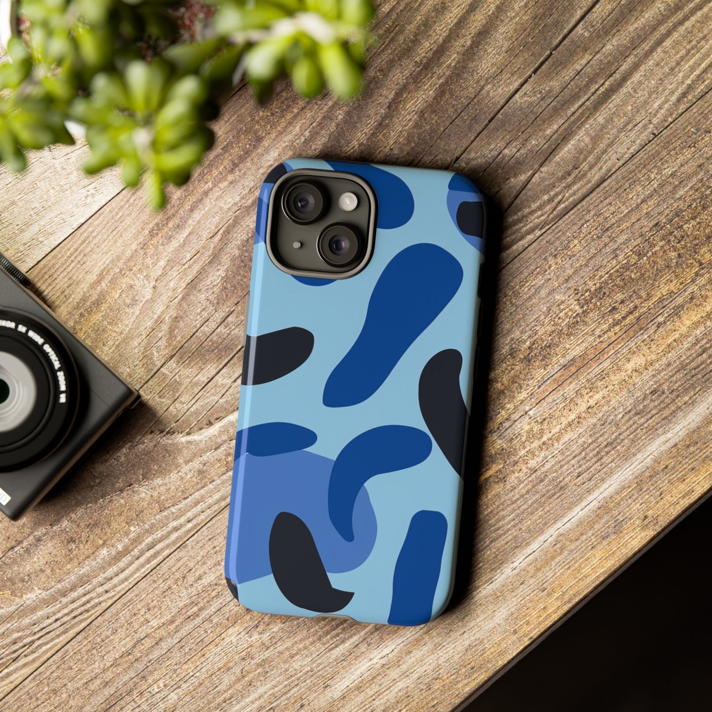 Blue Abstract Phone Case