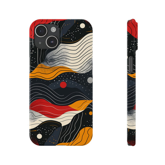 Abstract Layers iPhone Case