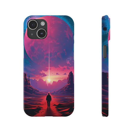 Pink Space iPhone Case