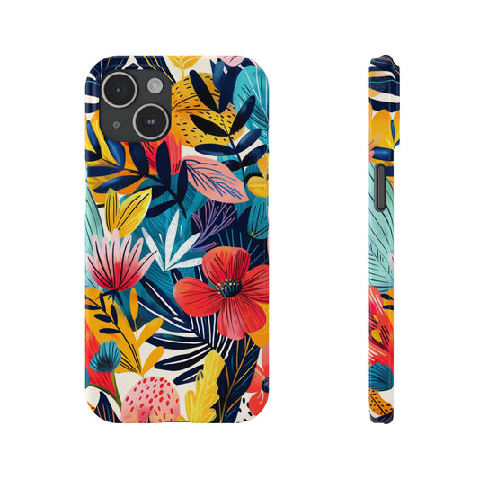 Abstract Flower iPhone Case