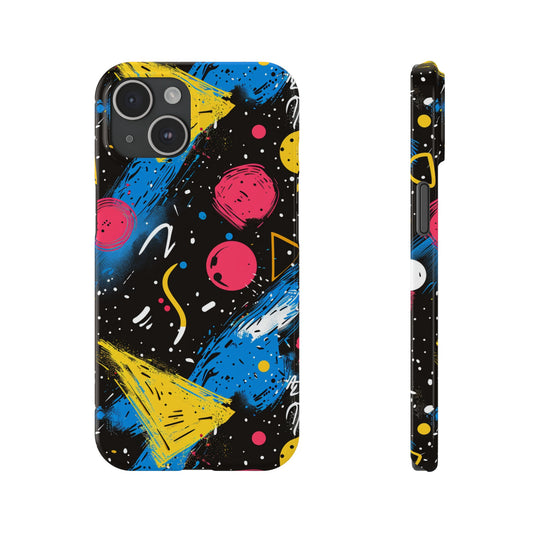 Abstract Neon iPhone Case