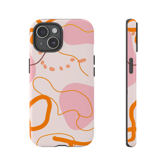 Pastel Pink & Orange Phone Case