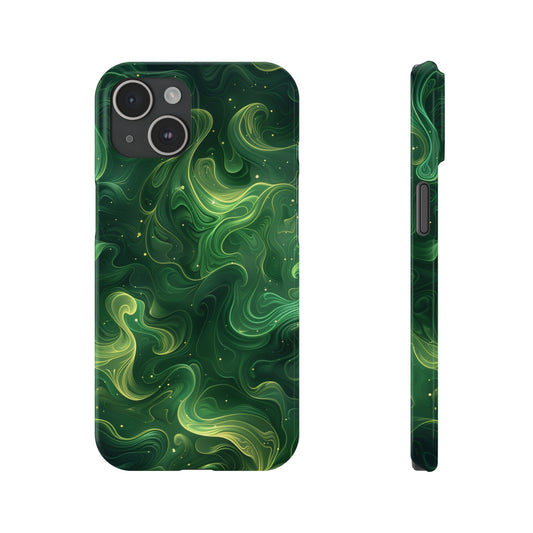 Green Galactic iPhone Case