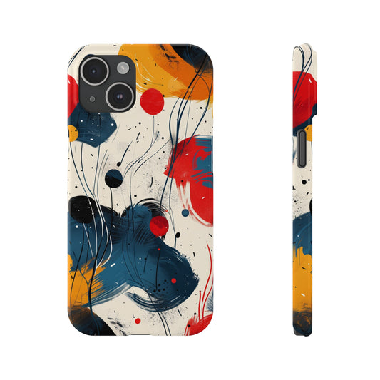 Abstract Paint iPhone Case