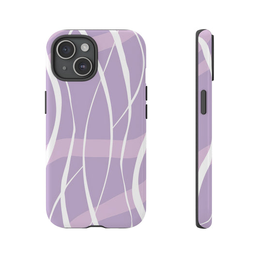 Minimalistic White Lavender Phone Case