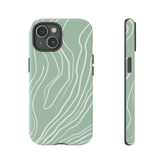 Minimalist Green Phone Case - Defazio Creations