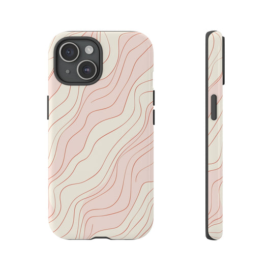 Cute Pink Lines Phone Case - Defazio Creations